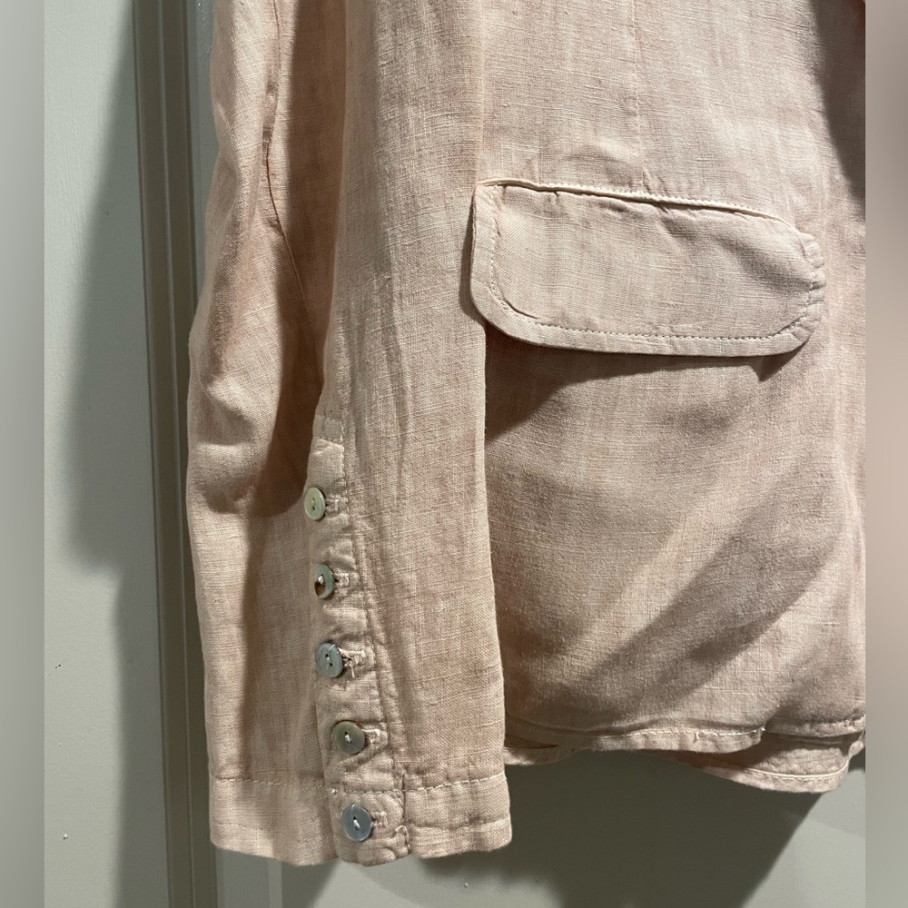 Bella Dahl Linen Easy Longline Blazer - Picture 2 of 7
